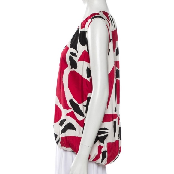 Zero Maria Cornejo silk color block top - Picture 2 of 6